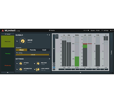 MELDA MLimiterX Limiter – Professional Audio Software & Plugin
