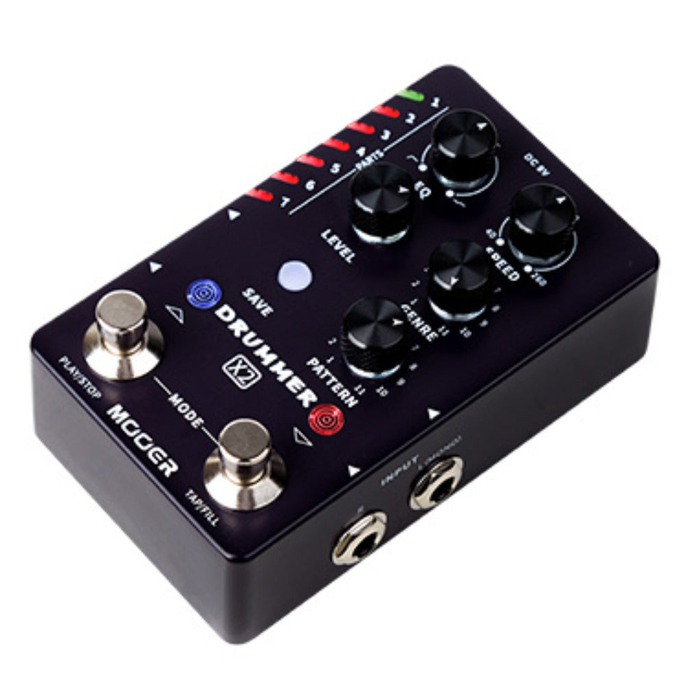 Mooer Drummer X2 Dual Footswitch Drum Machine Pedal