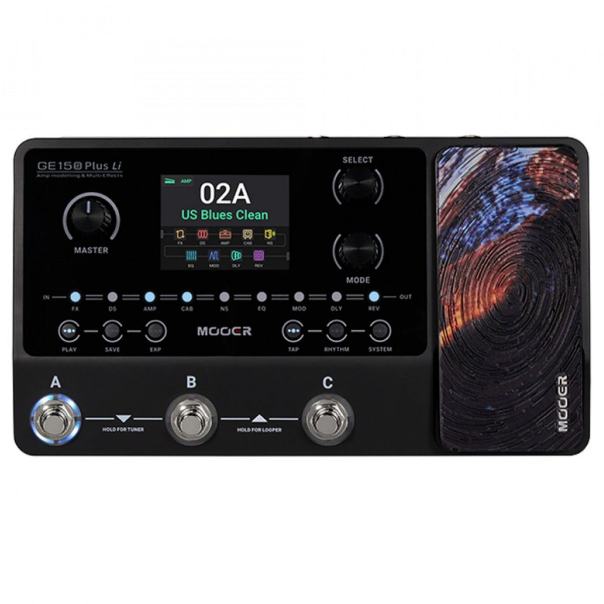 Mooer GE150 Plus Li Rechargeable Lithium Battery Version Multi Effect Pedal