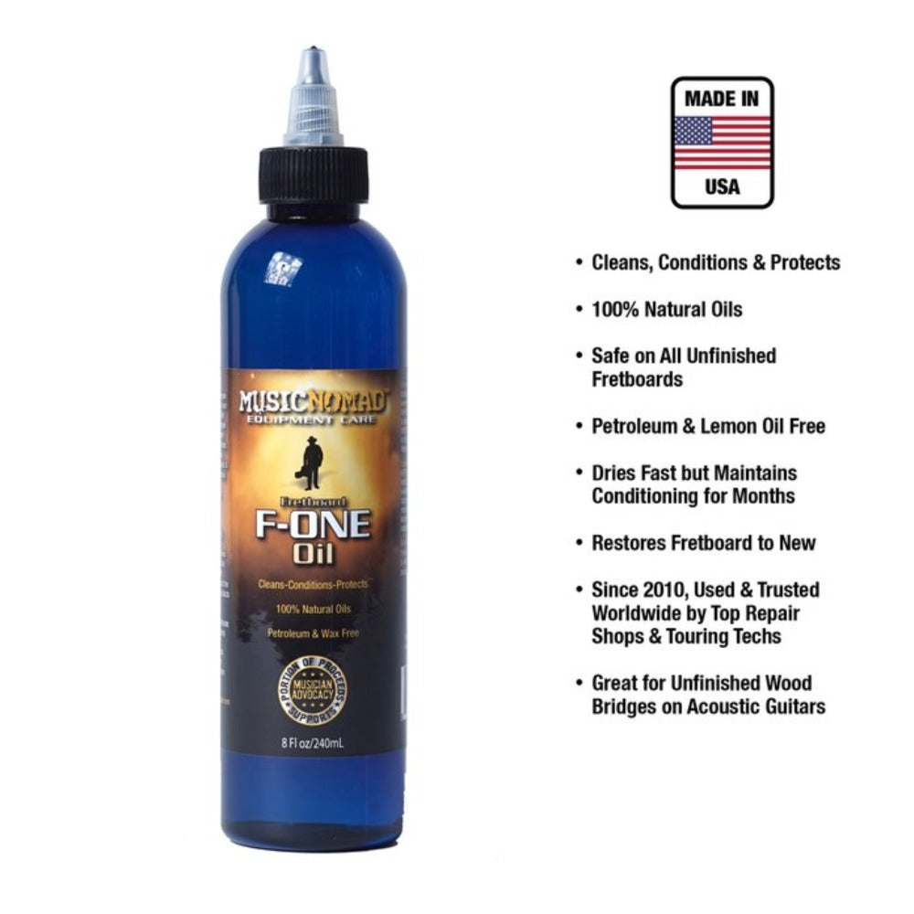 Music Nomad MN151 Fretboard 8oz F-ONE Cleaner & Conditioner