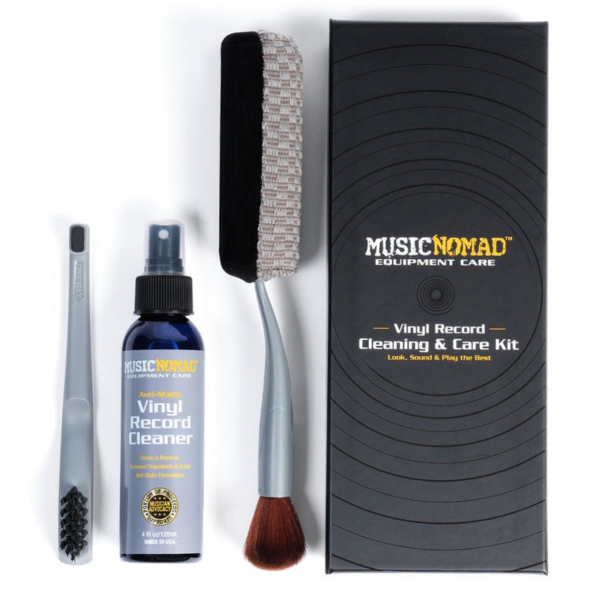 Music Nomad MN890 6 in 1 Vinyl Record Cleanig & Care Kit