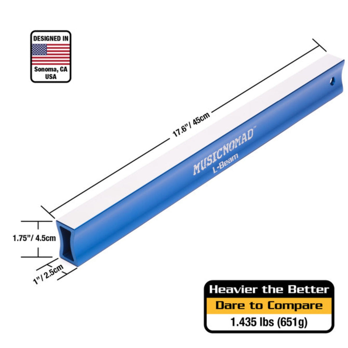 Music Nomad Leveling L-Beam 17.6"Fret Leveler
