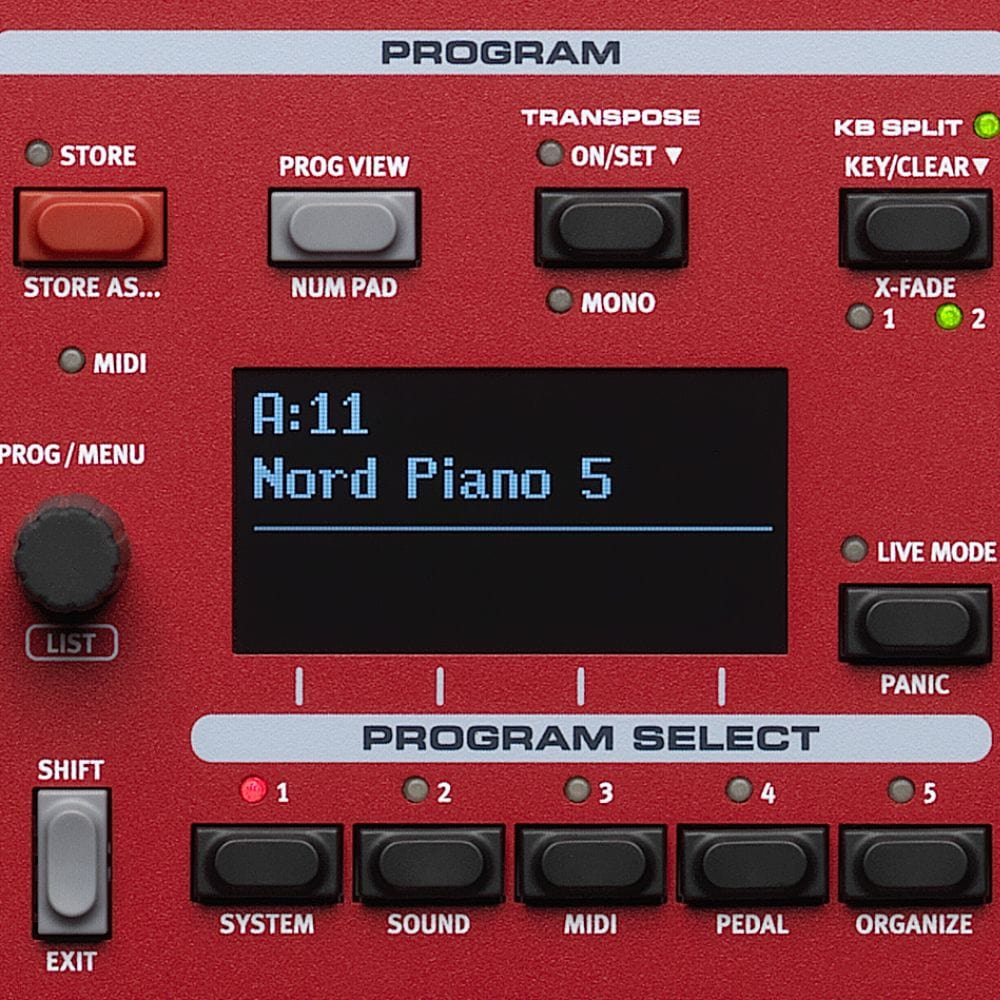 Nord Piano 5 Triple Sensor Keybed with Grand Weighted Action Digital Piano