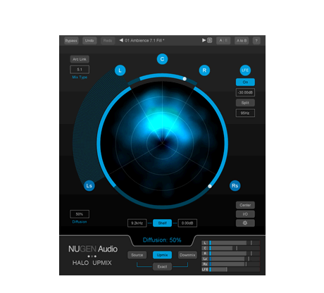 NUGEN Halo Upmix Upmixing Plugin