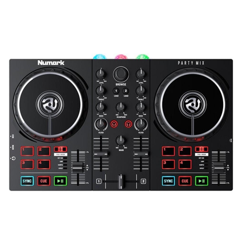Numark Party Mix MkII DJ Controller with Built-In Light Show - Open Box