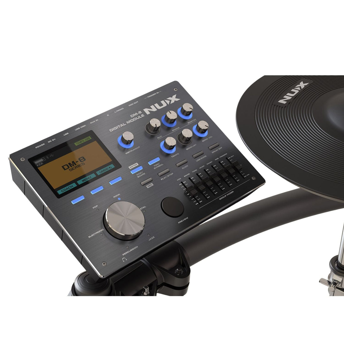 Nux DM-8 Mesh Head Digital Acoustic Drum Set