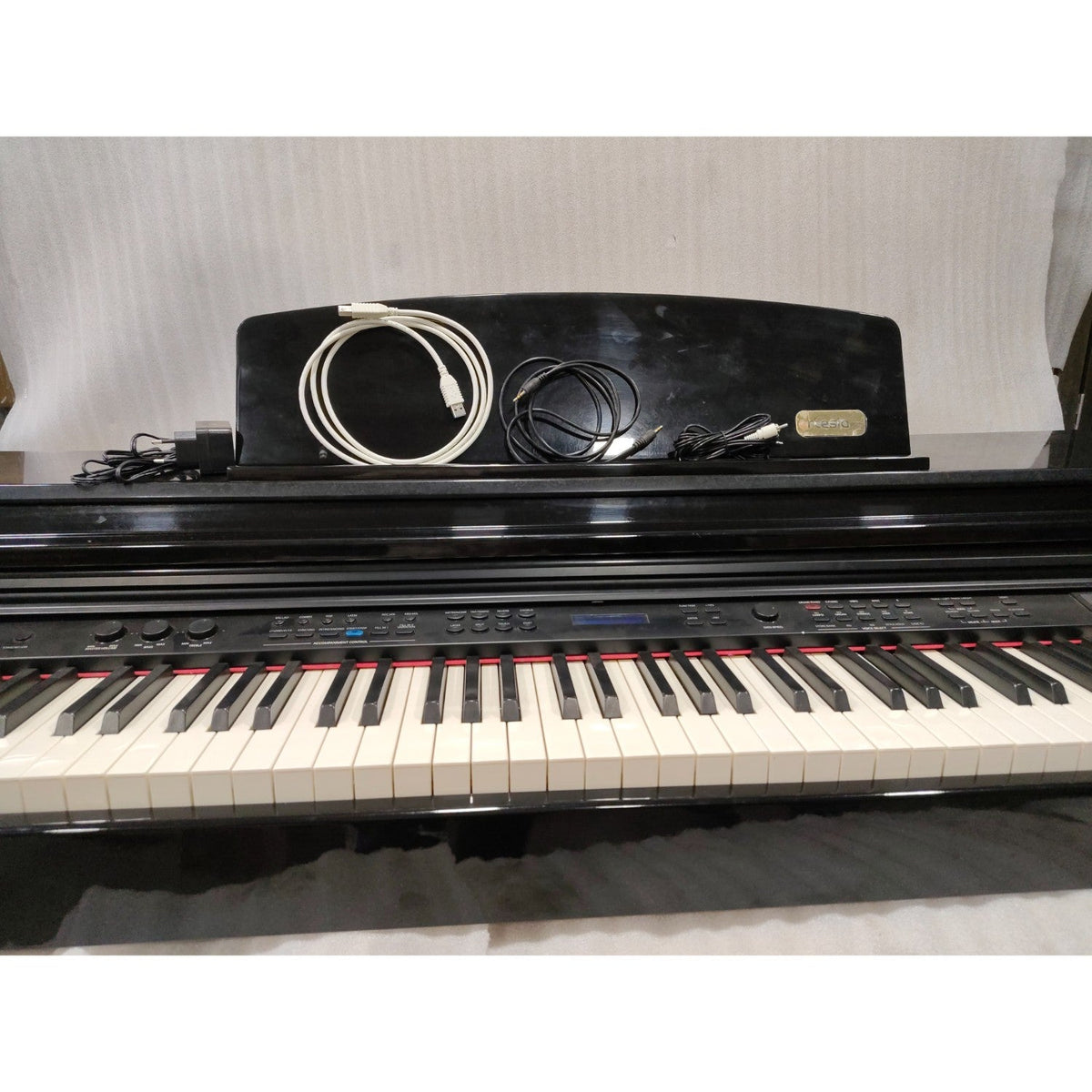 Artesia DP-150e Deluxe Home Digital Piano - Polished Black - Open Box