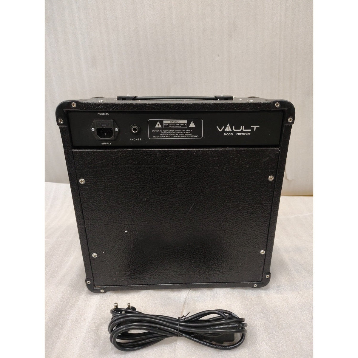 Vault Frenzy 20 Watt Combo Guitar Amplifier with Analog Distortion, Reverb & Delay All Playable Together - Open Box A Stock