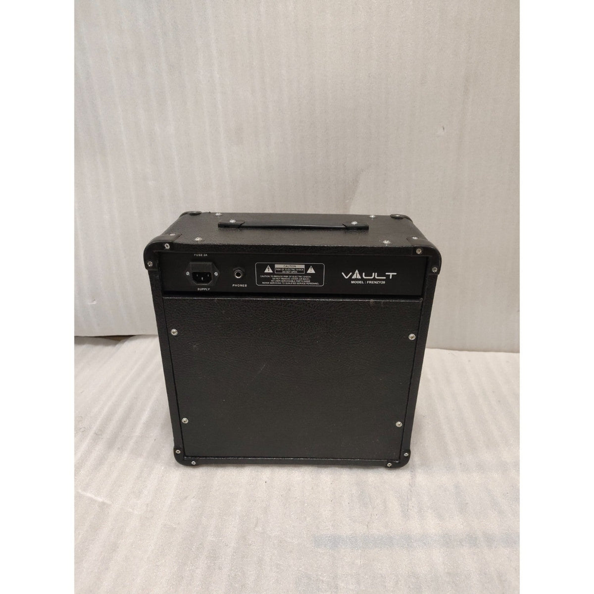 Vault Frenzy 20 Watt Combo Guitar Amplifier with Analog Distortion, Reverb & Delay All Playable Together - Open Box A Stock