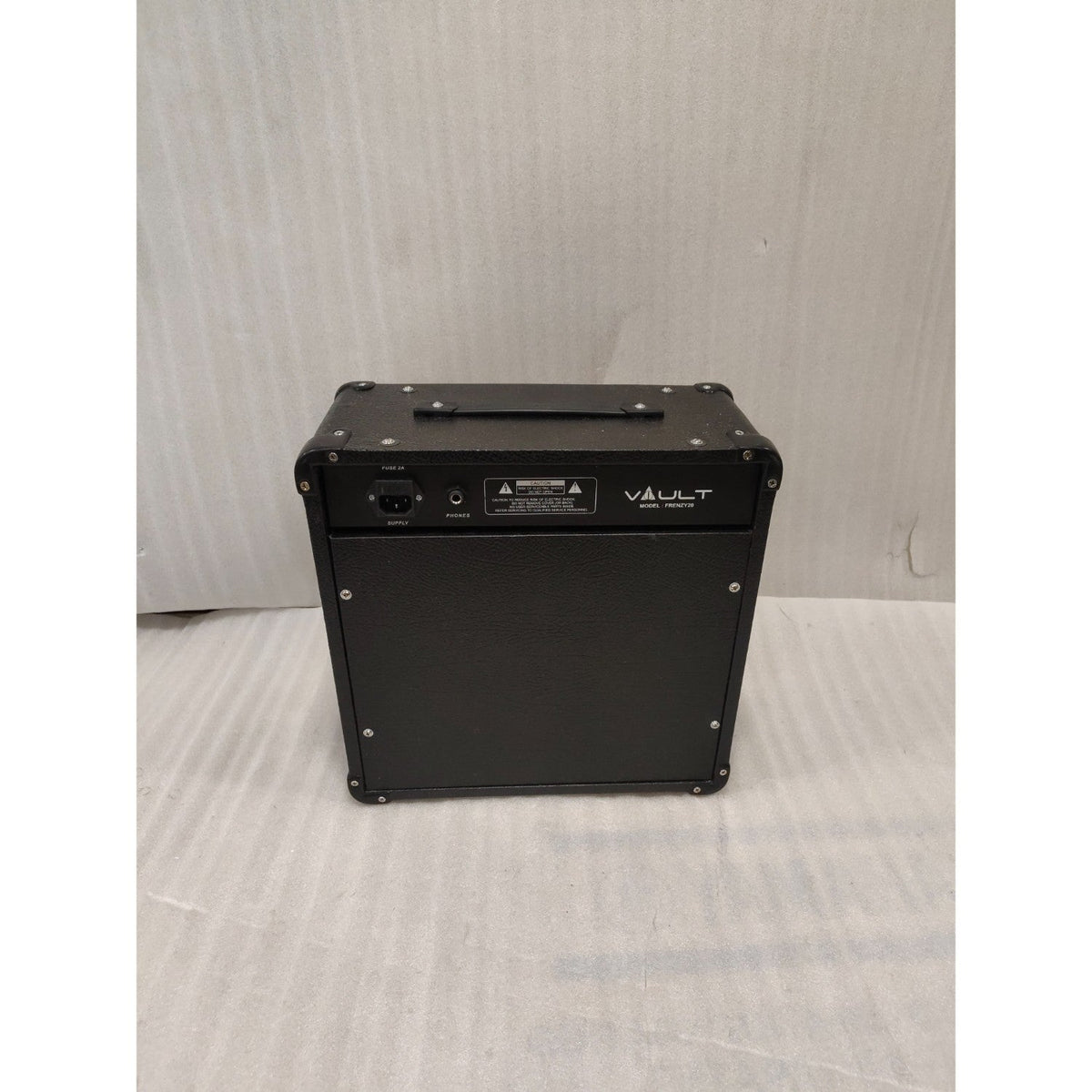 Vault Frenzy 20 Watt Combo Guitar Amplifier with Analog Distortion, Reverb & Delay All Playable Together - Open Box A Stock