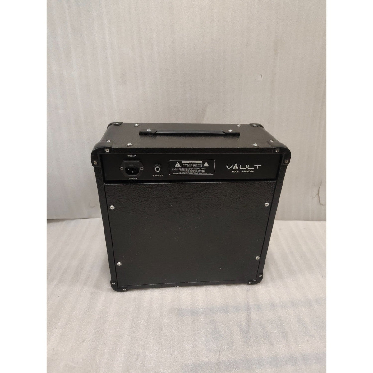 Vault Frenzy 20 Watt Combo Guitar Amplifier with Analog Distortion, Reverb & Delay All Playable Together - Open Box A Stock