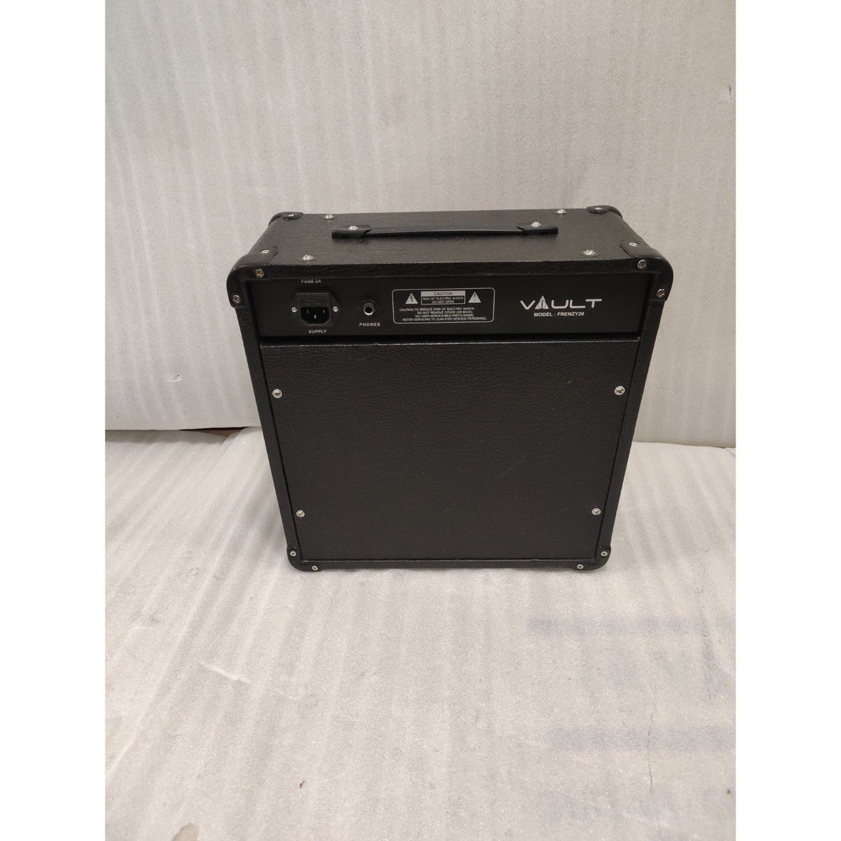 Vault Frenzy 20 Watt Combo Guitar Amplifier with Analog Distortion, Reverb & Delay All Playable Together - Open Box A Stock