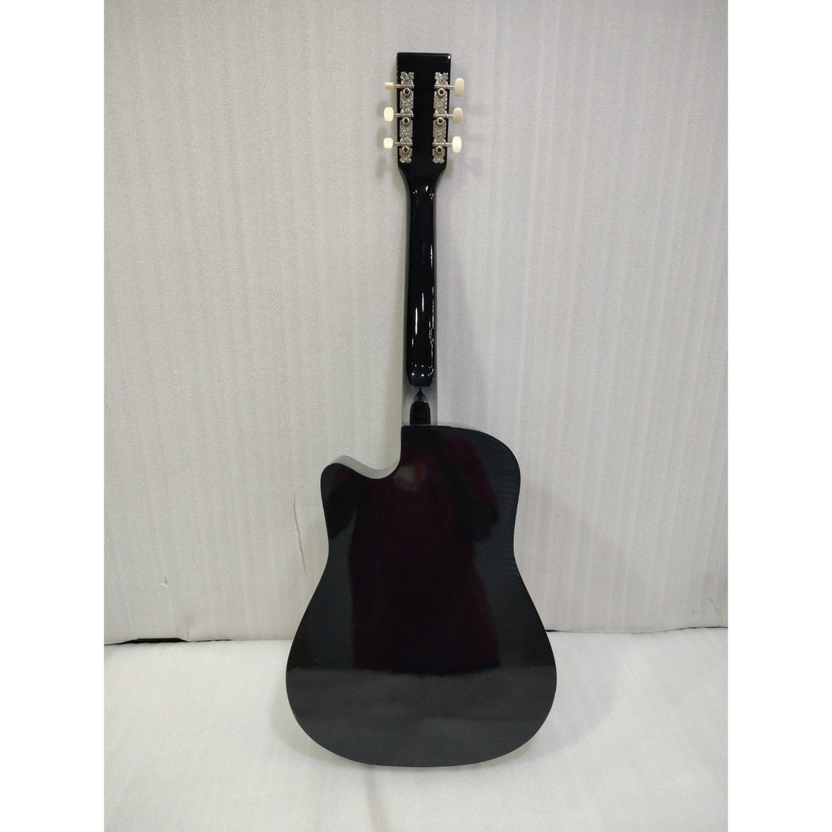 Henrix 38C 38 Inch Cutaway Acoustic Guitar with Dual Action Truss Rod, Gigbag, Picks, String Set, Strap, Cloth & Ebook - Open Box