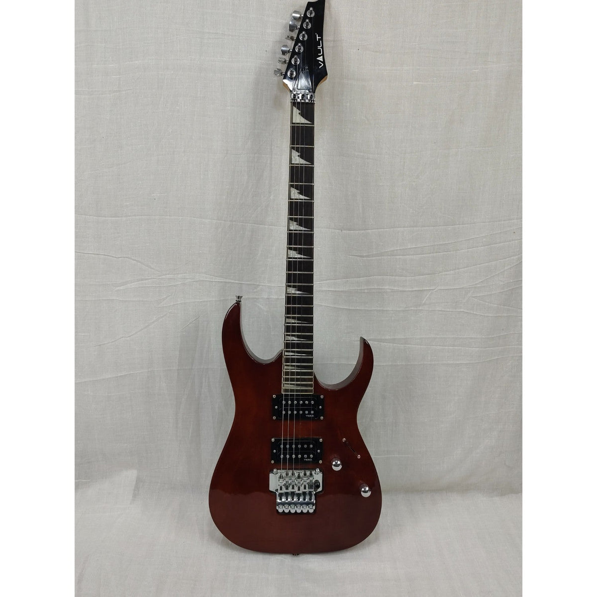 Vault Performer Pro RG 6 String Electric Guitar - High Gloss Solid Mahogany - Open Box