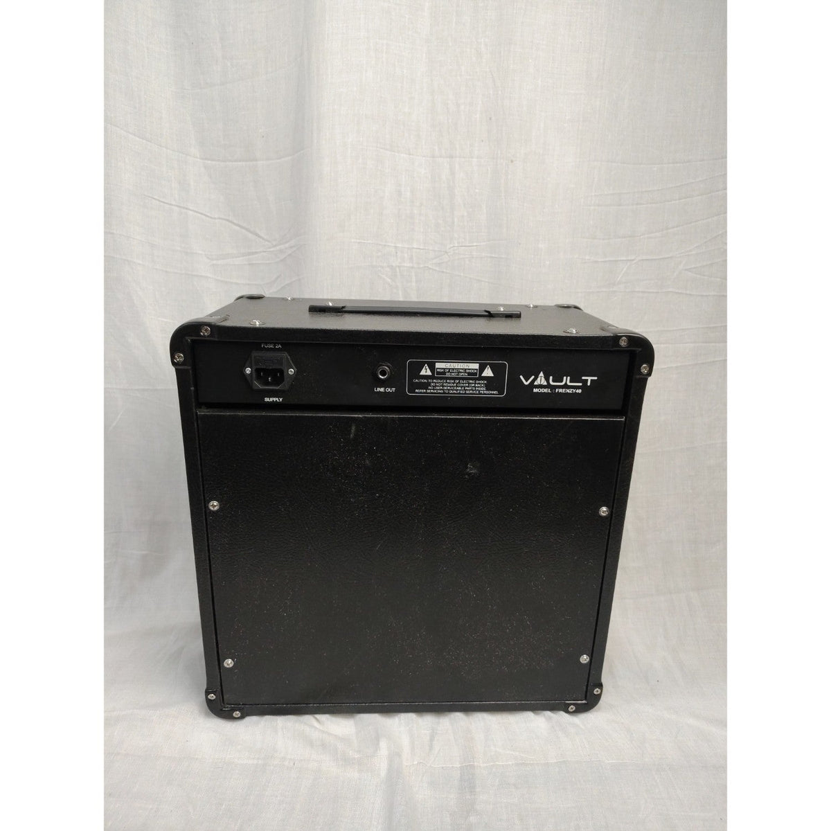 Vault Frenzy 40 Watt Combo Guitar Amplifier with Analog Distortion, Reverb & Delay All Playable Together - Open Box