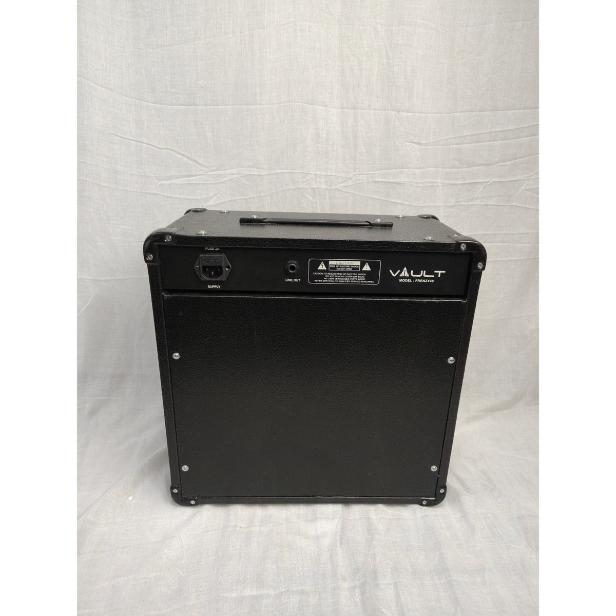 Vault Frenzy 40 Watt Combo Guitar Amplifier with Analog Distortion, Reverb & Delay All Playable Together - Open Box