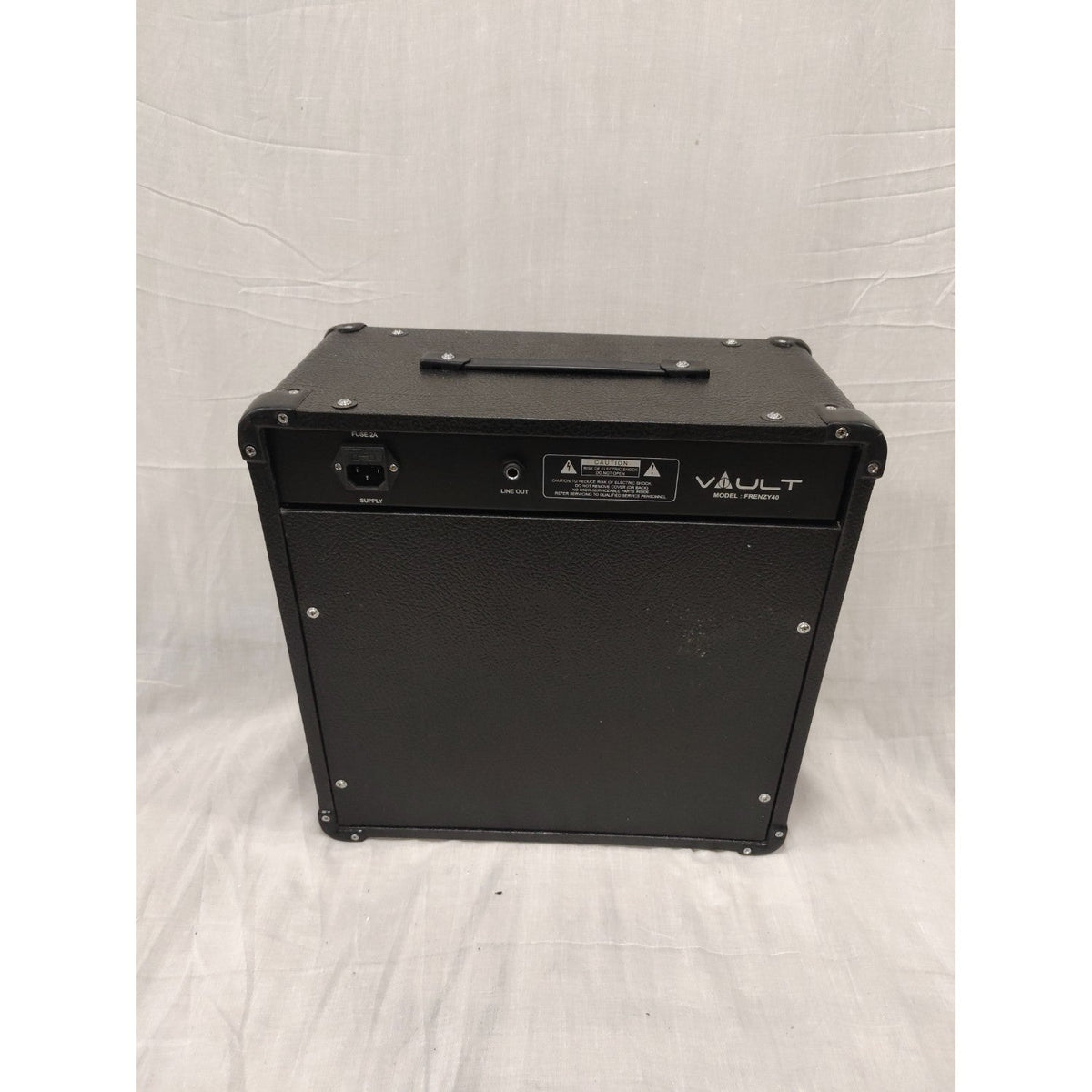 Vault Frenzy 40 Watt Combo Guitar Amplifier with Analog Distortion, Reverb & Delay All Playable Together - Open Box