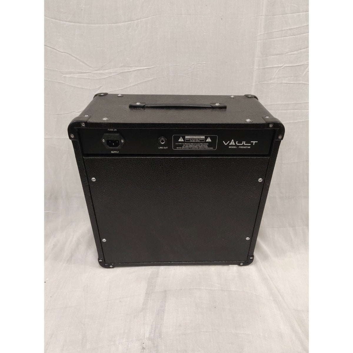 Vault Frenzy 40 Watt Combo Guitar Amplifier with Analog Distortion, Reverb & Delay All Playable Together - Open Box