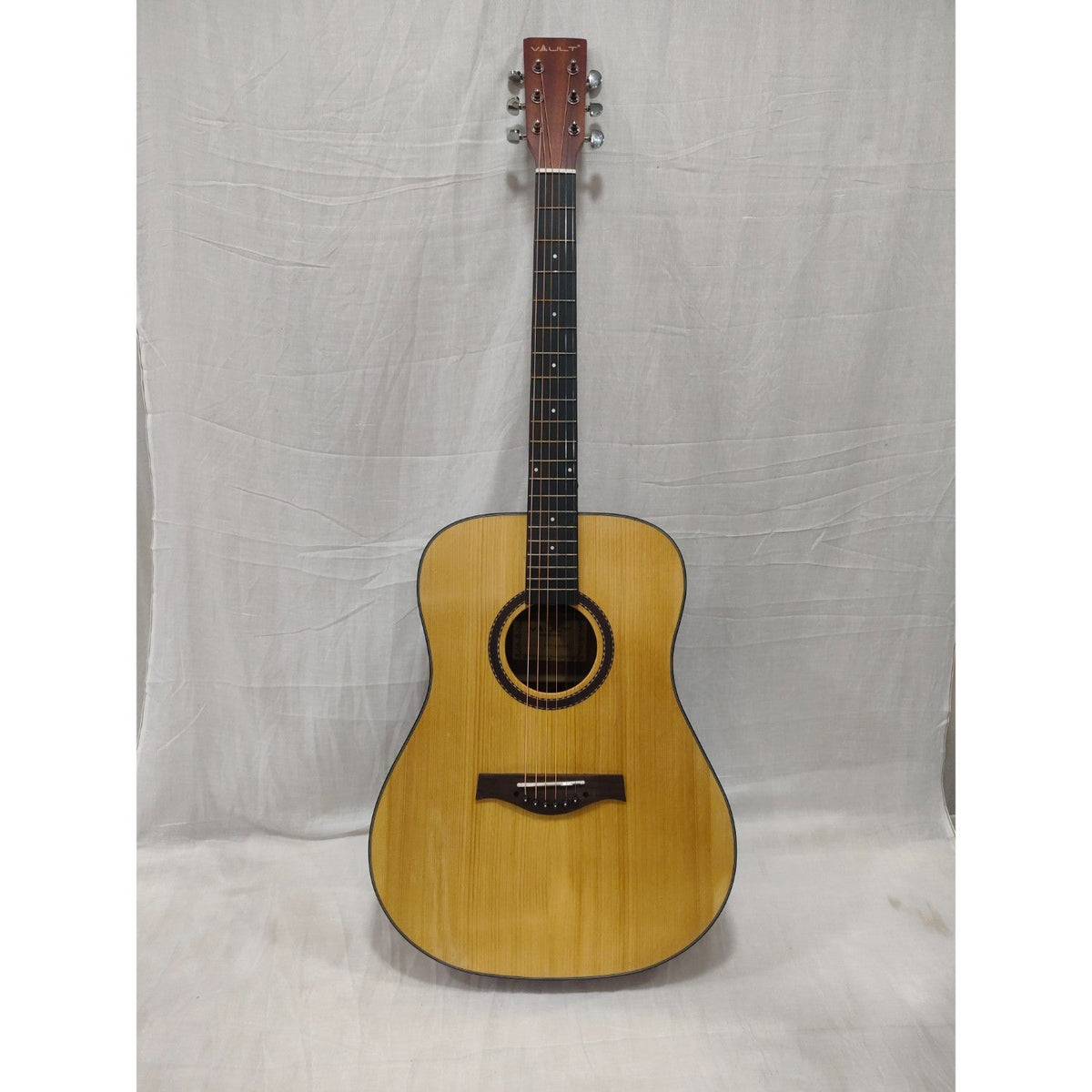 Vault DA40 41 Inch Premium Solid Spruce-Top Dreadnought Acoustic Guitar - Open Box B Stock