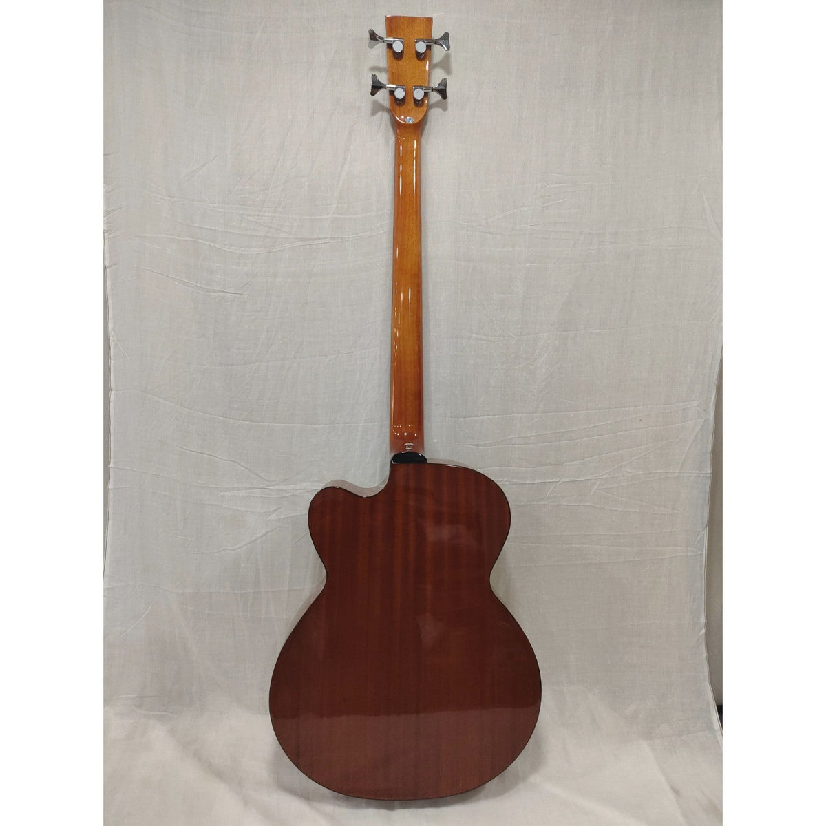 Vault EB40CE 4 String Solid Spruce-Top Electro Acoustic Bass Guitar With EQ and Padded Gigbag - 34" Long Scale Length - Open Box