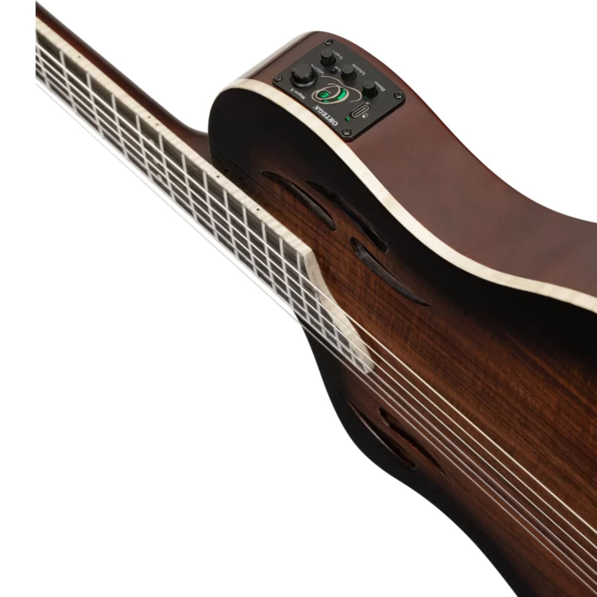 Ortega RTPDLX-ACA-L TourPlayer Series Classical Electro Acoustic Guitar with Bag - Left Handed