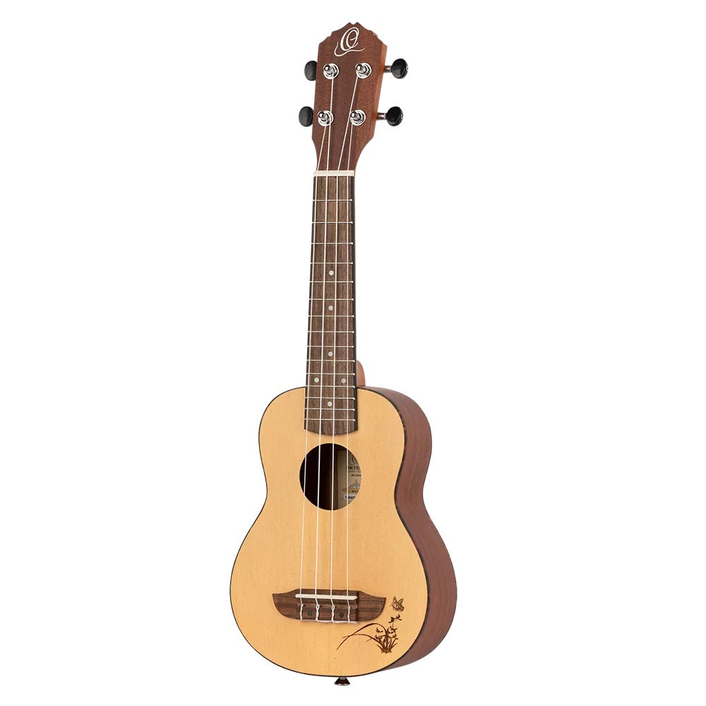 Ortega RU5-SO Bonfire Series Sapele Soprano Ukulele