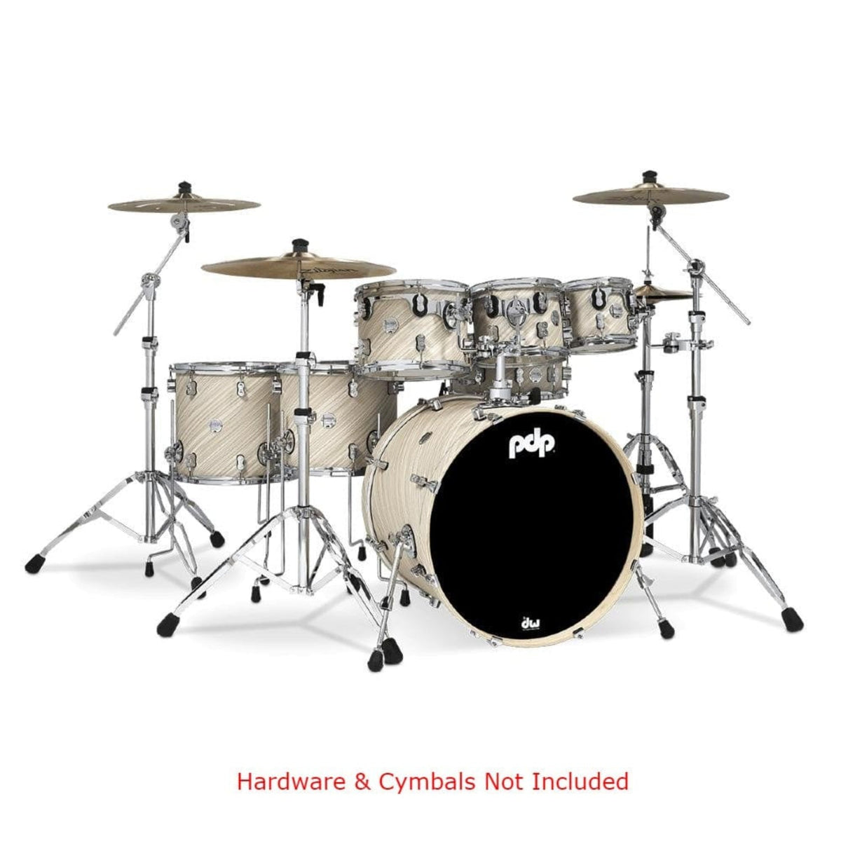 Pacific Drums And Percussion PDCM2217 7 Piece Concept Maple Acoustic Drumkit