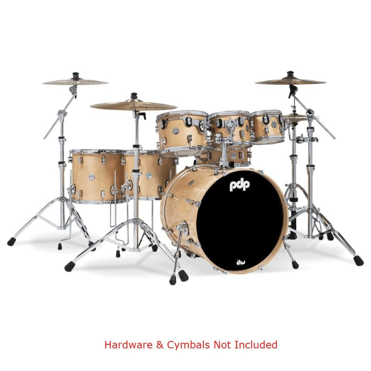 Pacific Drums And Percussion PDCM2217 7 Piece Concept Maple Acoustic Drumkit