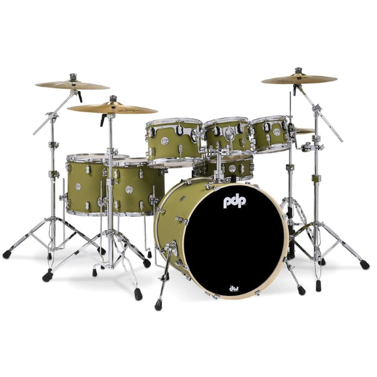Pacific Drums And Percussion PDCM2217 7 Piece Concept Maple Acoustic Drumkit