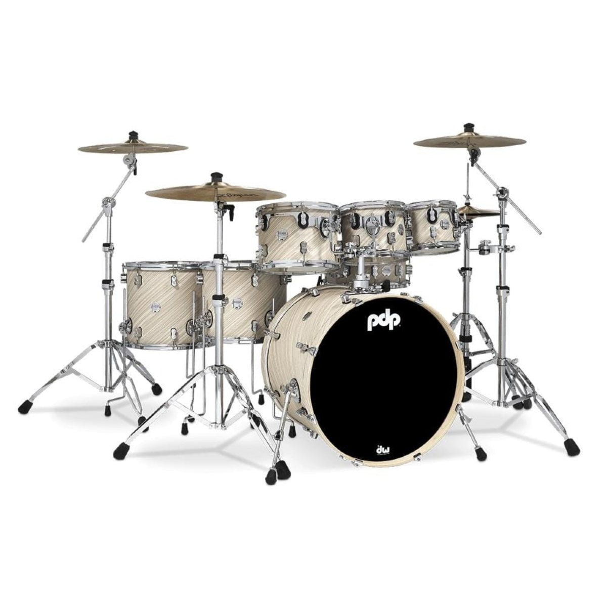 Pacific Drums And Percussion PDCM2217 7 Piece Concept Maple Acoustic Drumkit