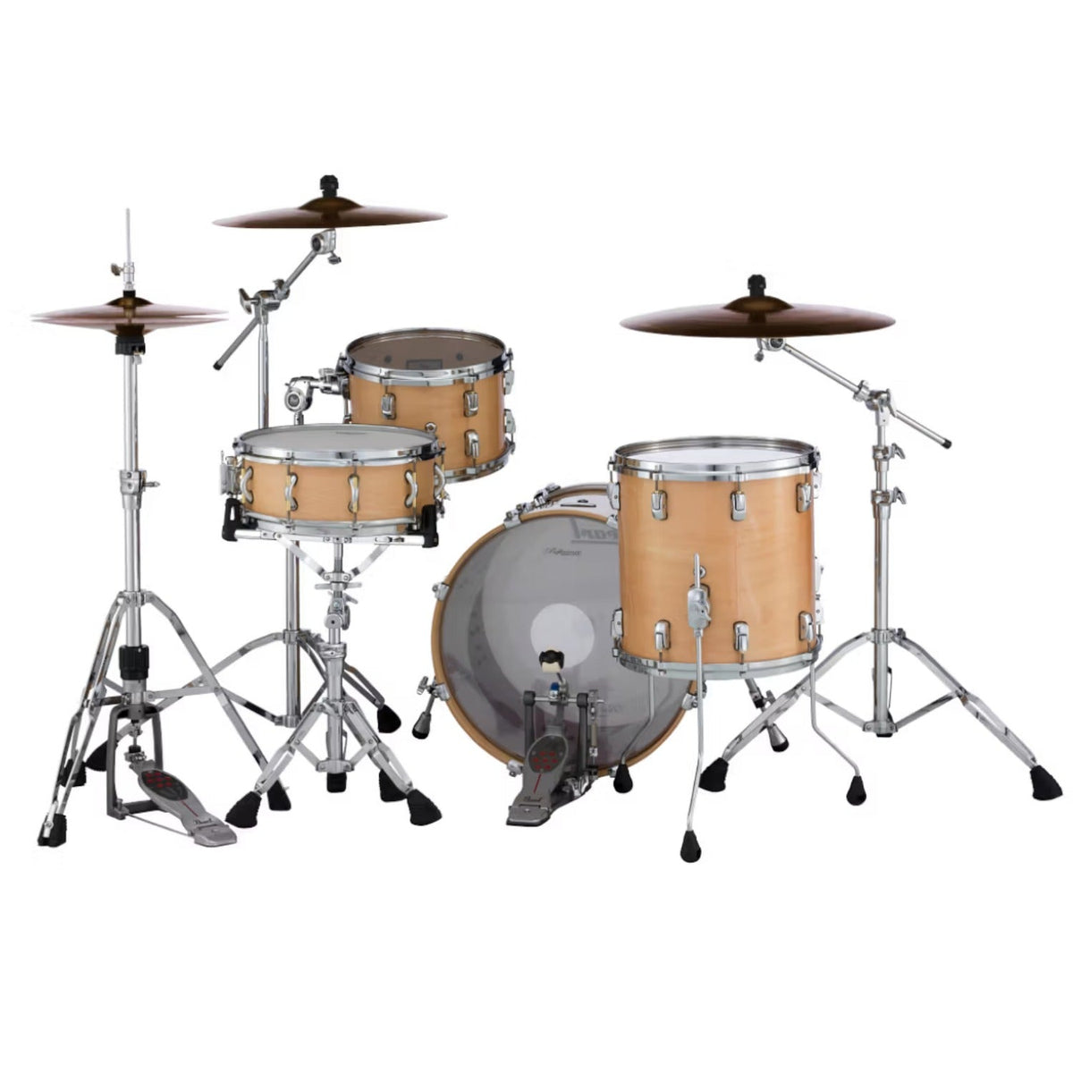Pearl Reference1 RF1P924XESP-L/C 4 Piece Shell Pack Acoustic Drum Kit with Snare Drum, Adapter Long and Tom Holder Arm