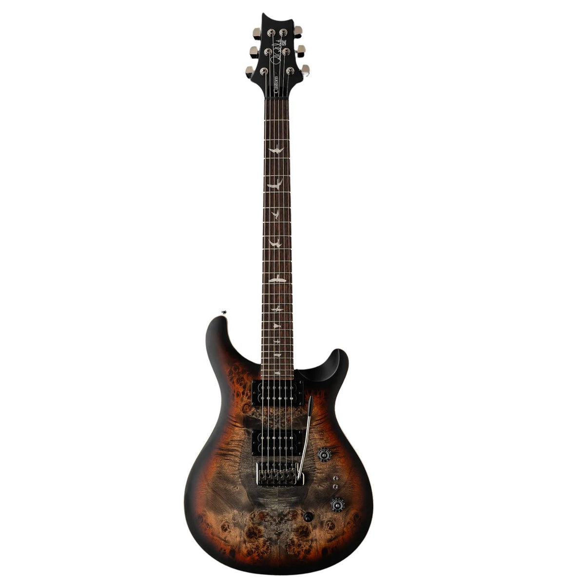 PRS SE Custom 24-08 Poplar Burl Limited Edition 6 String Electric Guitar