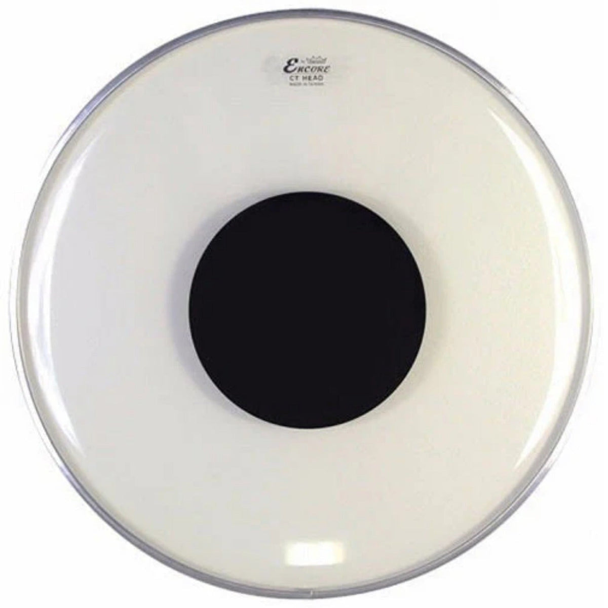 Remo CS Clear Transparent Black Center Batter Drumhead