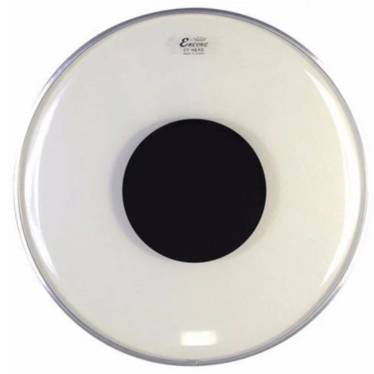 Remo CS Clear Transparent Black Center Batter Drumhead
