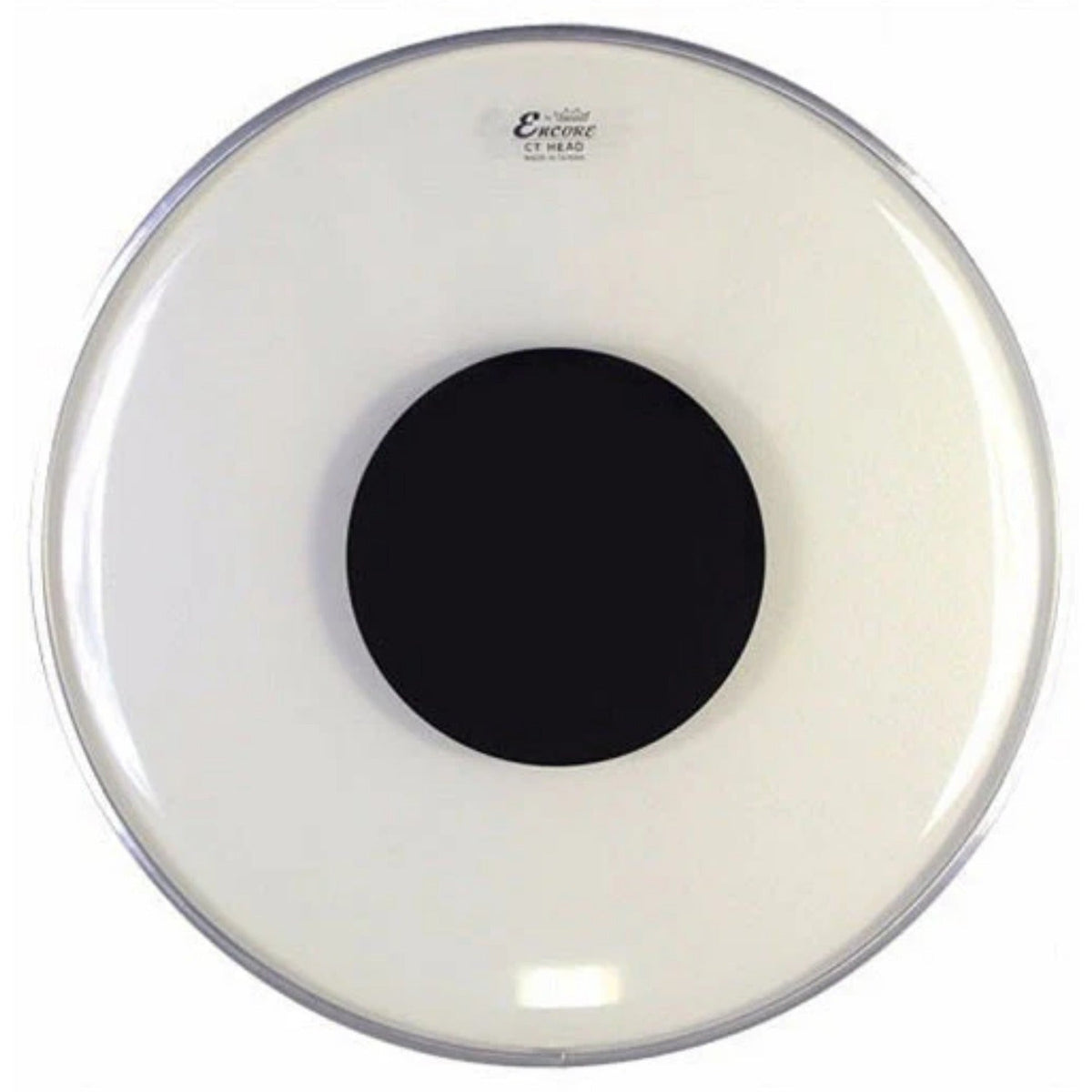 Remo CS Clear Transparent Black Center Batter Drumhead