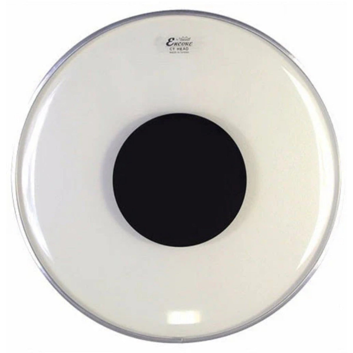 Remo CS Clear Transparent Black Center Batter Drumhead