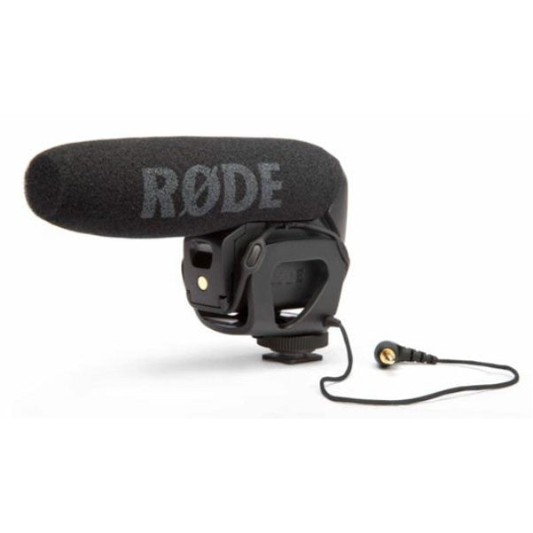 Rode VideoMic Pro With Rycote Lyre Shock Mount Compact Shotgun Condenser Microphone