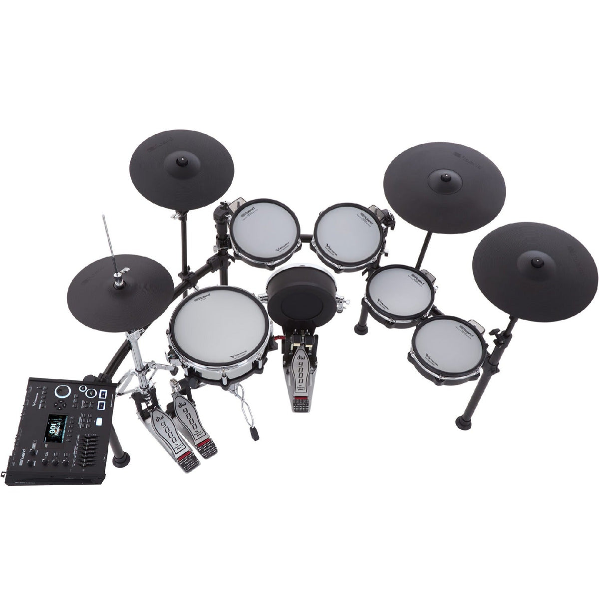 Roland TD-713 V-Drum 7 Series Electronic Drum Kit with Stand and Drum Pad