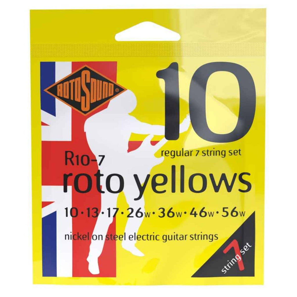 Rotosound R10-7 Nickel Regular 7 Electric Guitar String Set