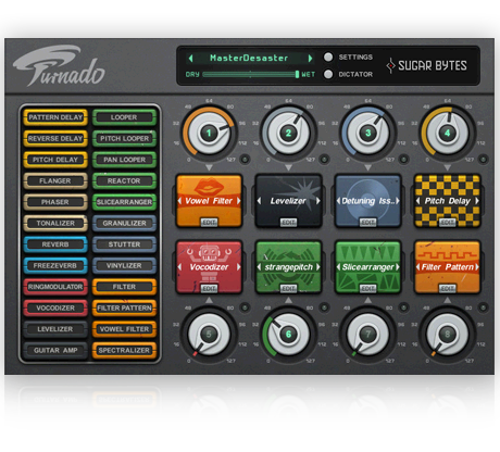 Sugar Bytes Turnado Distortion – Professional Audio Software & Plugin