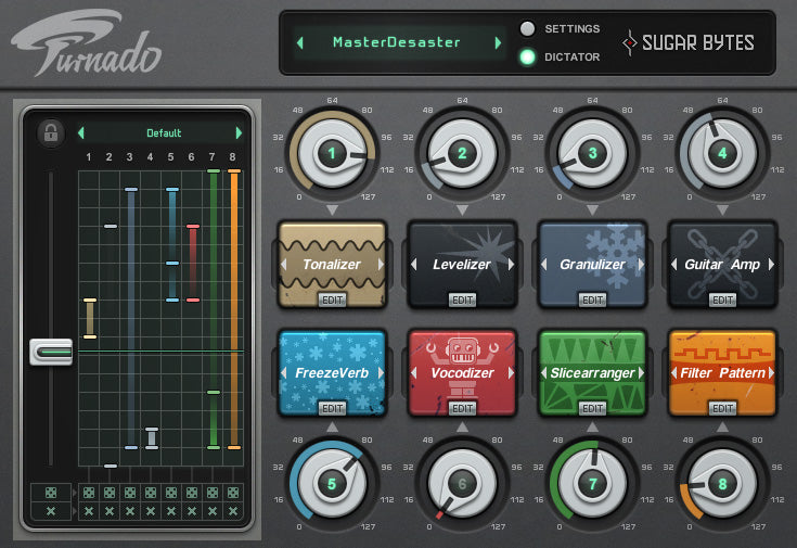 Sugar Bytes Turnado Distortion – Professional Audio Software & Plugin