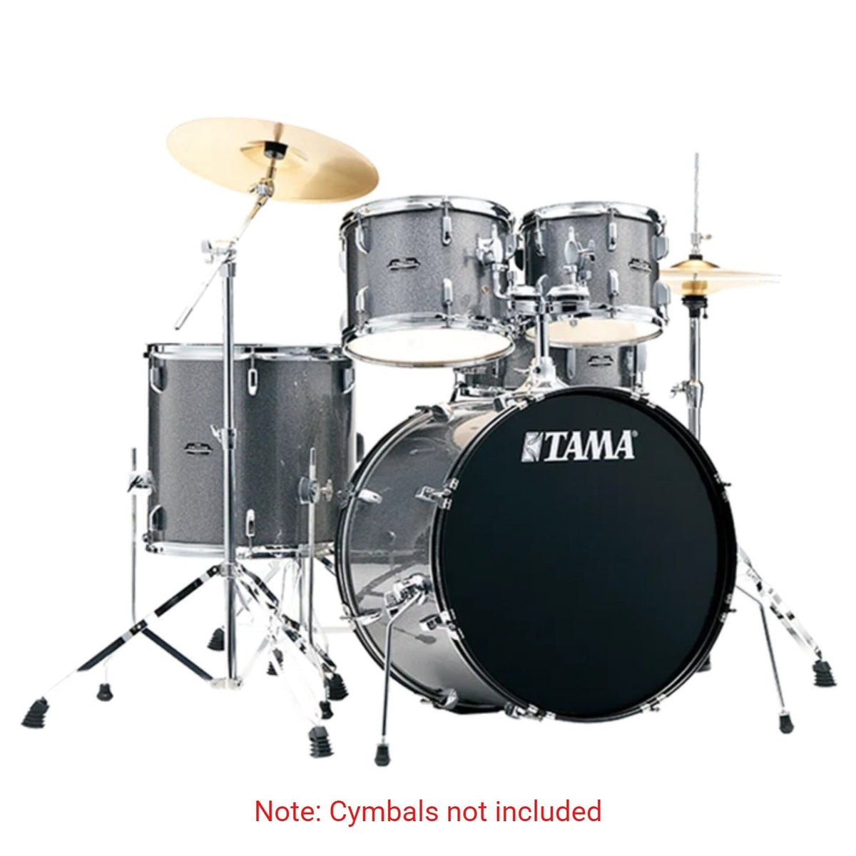 Tama ST52H5 Stagestar 5 Piece Acoustic Drum Kit with Hardware, Throne