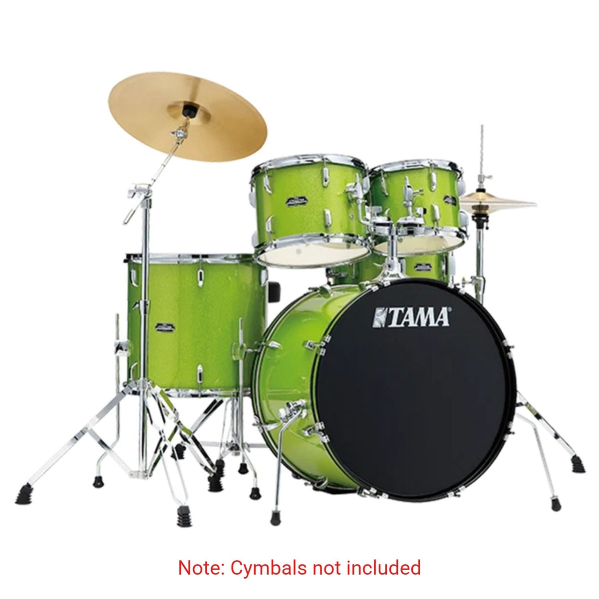 Tama ST52H5 Stagestar 5 Piece Acoustic Drum Kit with Hardware, Throne