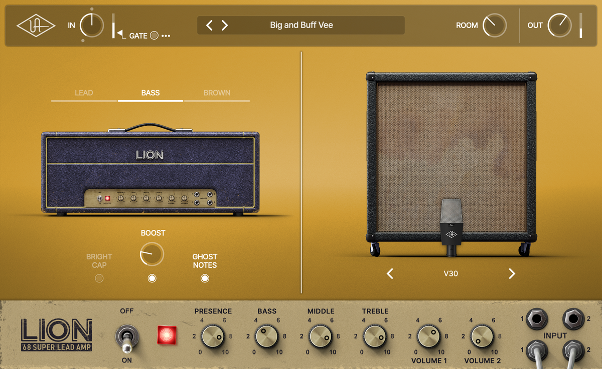 UAD Lion '68 Super Lead Amplifier Plug-in