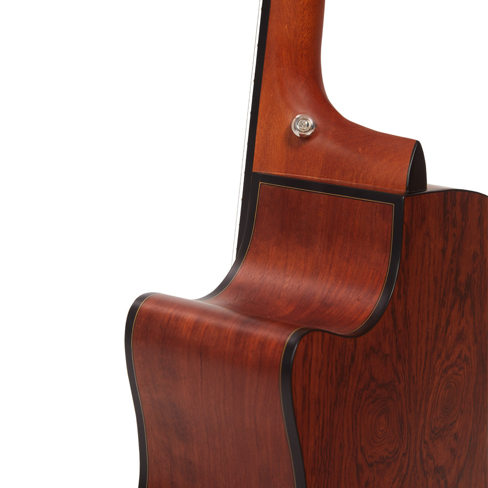 Vault EA25 Grand Auditorium Shape Acoustic Guitar with Bubinga Back and Sides - Open Box