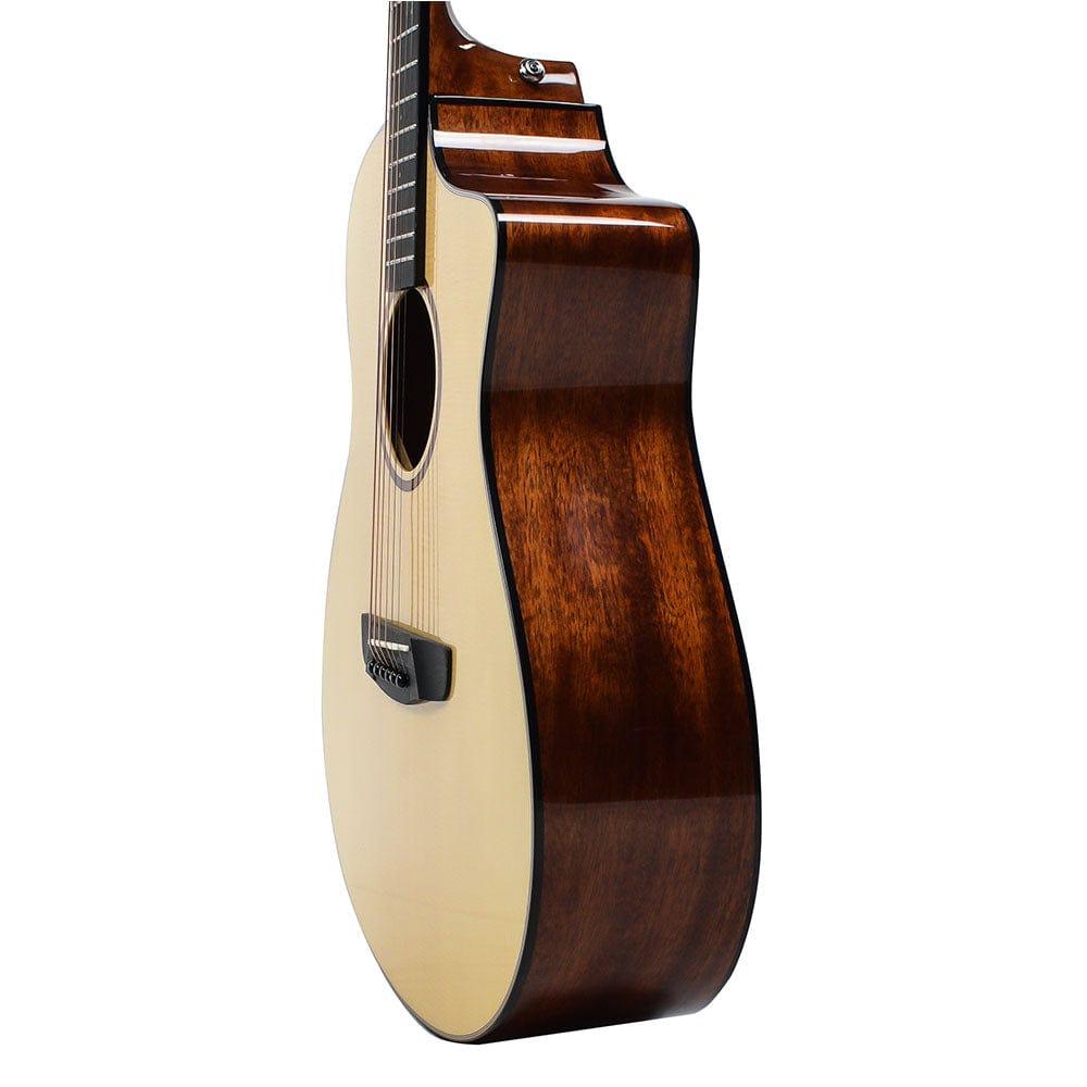 Vault Artisan Premium Acoustic Guitar with Solid Spruce Top and Solid Mahogany Back and Sides - Open Box