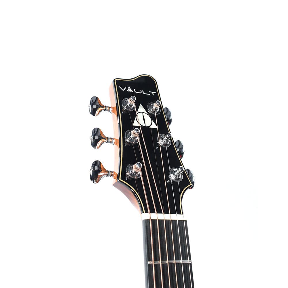 Vault Artisan Premium Acoustic Guitar with Solid Spruce Top and Solid Mahogany Back and Sides - Open Box