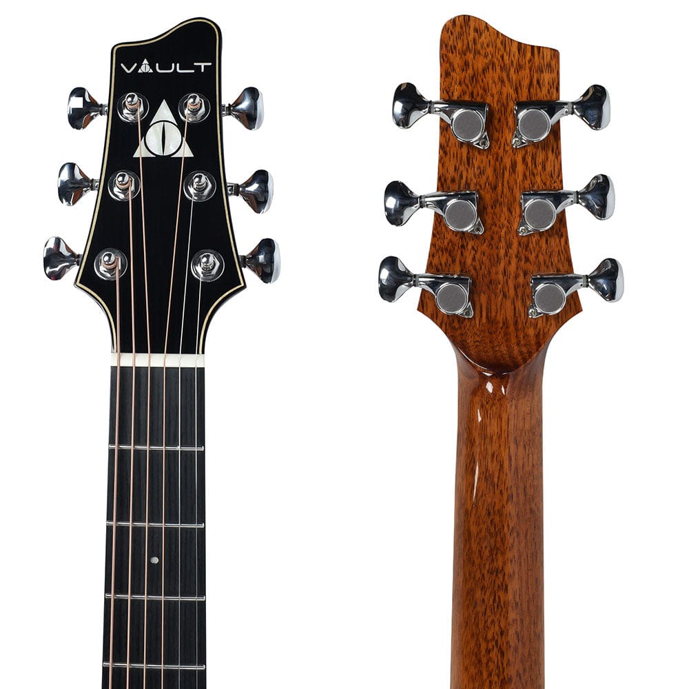 Vault Artisan Premium Acoustic Guitar with Solid Spruce Top and Solid Mahogany Back and Sides - Open Box