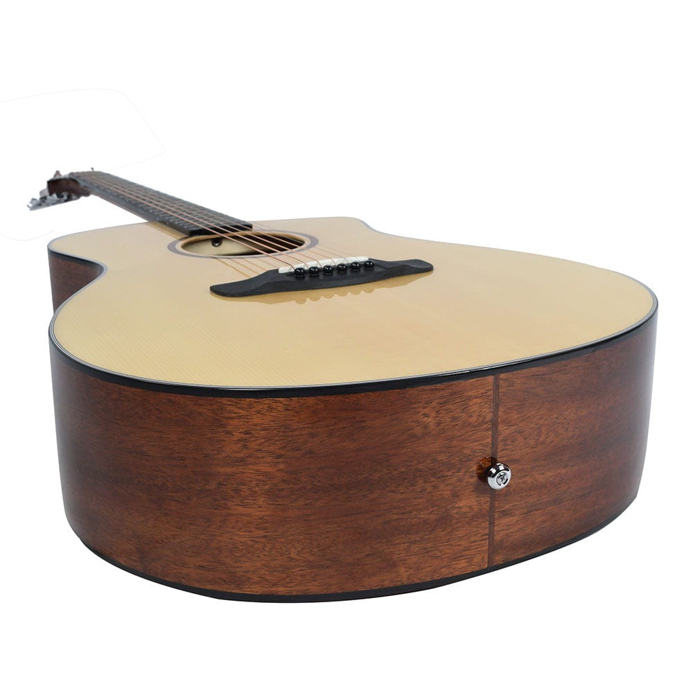 Vault Artisan Premium Acoustic Guitar with Solid Spruce Top and Solid Mahogany Back and Sides - Open Box
