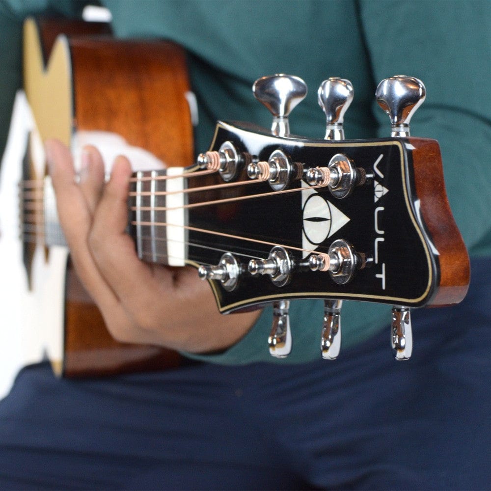 Vault Artisan Premium Acoustic Guitar with Solid Spruce Top and Solid Mahogany Back and Sides - Open Box